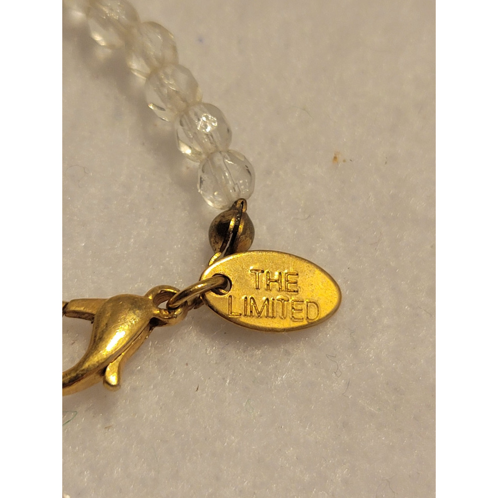 The Limited Crucifix Cross Pendant‎ Necklace Clear Plastic Crystal Religious - Picture 4 of 5